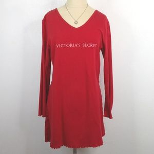 Victoria's Secret Red Night Shirt size Medium